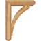 Ekena Millwork Thorton Craftsman Rough Sawn Bracket w/ Offset Brace, Western Red Cedar, 8"W x 32"D x 44"H BKT0806X32X44THR04RWR - alternate 4